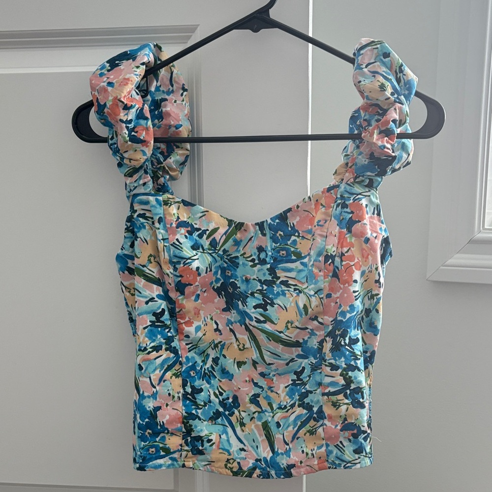 Abercrombie & Fitch Floral Print Women's Top